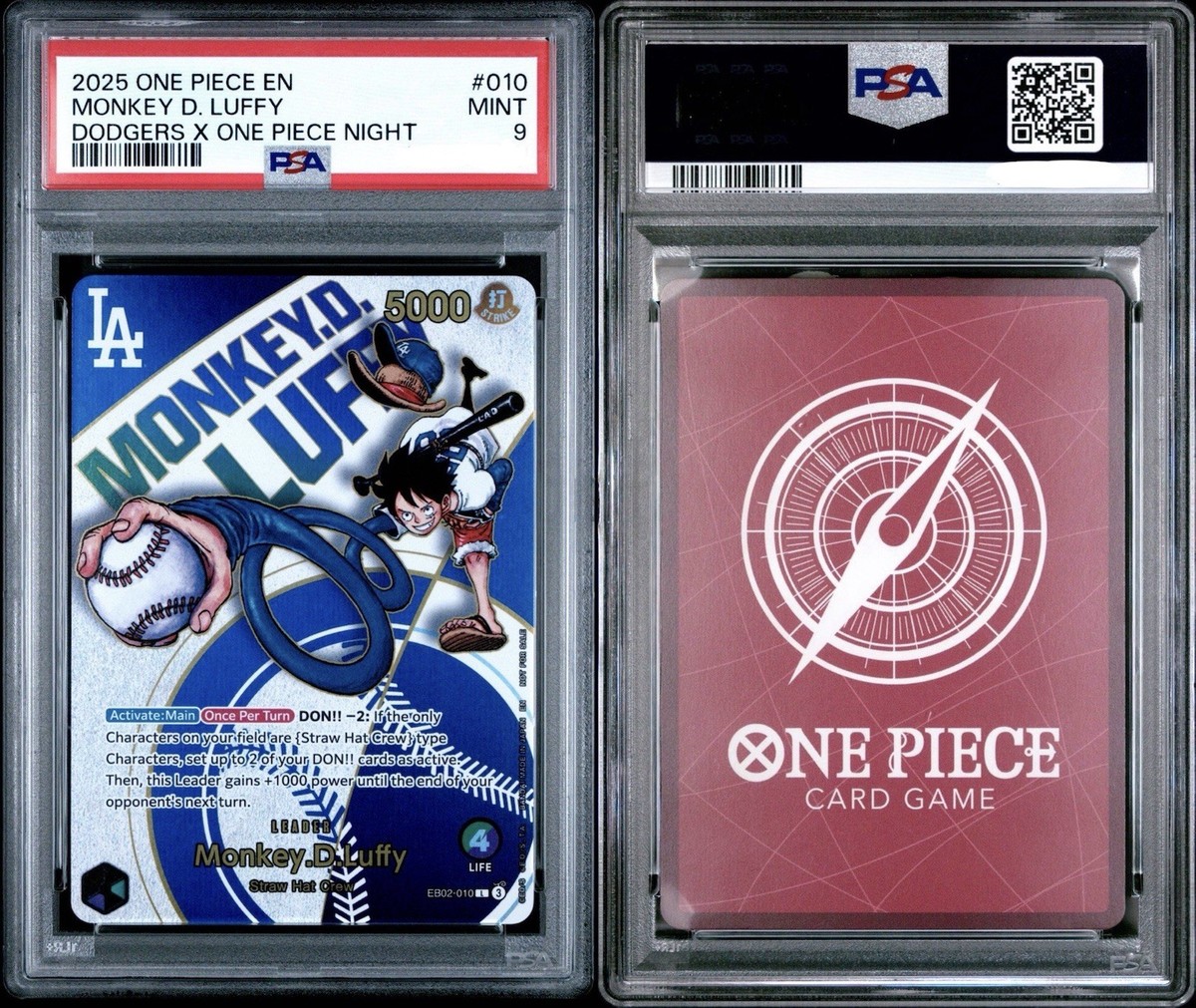 Monkey.D.Luffy (010) (Dodgers x ONE PIECE) EB02-010 One Piece