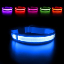 MASBRILL Light Up DogCollars-Rechargeable LED Dog Collar-Waterproof Night Wal...