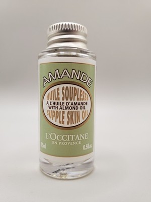L'Occitane Amande Supple Skin Oil with Almond Oil 0.5 fl.oz / 15ml Travel Size