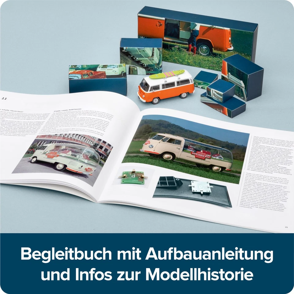 VW Bulli T2 Adventskalender Modellbau Auto Weihnachtskalender Bausatz - Bild 4 von 4