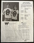 1985 WWF WRESTLING LINEUP CARD HAND SIGNED BY THE BULLDOGS, JYD, SHEIK +2 MORE! — photo 2
