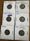6 Mercury Dimes 1928S, 1930, 1935, 1935S, 1936, 1936D