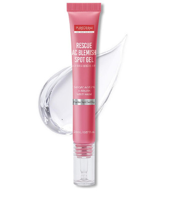 Purederm Blemish Spot Treatment Gel with Salicylic Acid 2%, Soothing 20ml 