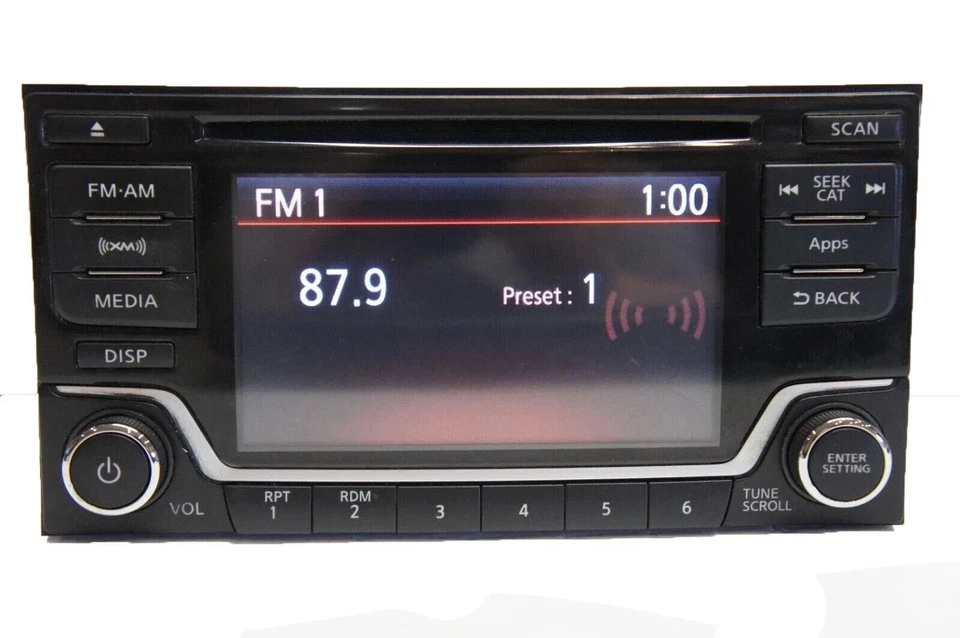 2014 - 2017 Nissan Frontier Sentra OEM MP3 Bluetooth SAT RDS Radio Foto 4 de 4