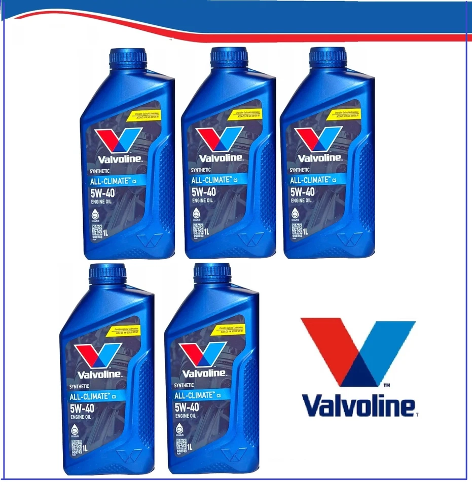 5 LT OLIO MOTORE AUTO 5W40 VALVOLINE 100% SINTETICO ACEA C3 NO MOTUL DEXOS 2