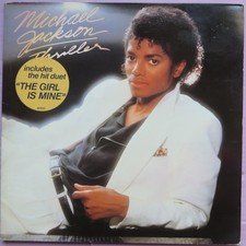 MICHAEL JACKSON – THRILLER - VINYL LP - EUROPE 1982 EX/EX+