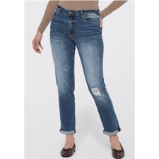 KUT from the Kloth Jeans Size 14 Catherine Boyfriend Mid Rise Denim