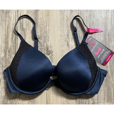 Maidenform 09428 32C Navy Love the Lift Push-Up Bra Padded NWT