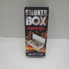 Smoker Box for Gas Grilling Stainless Steel Grilling Basket Heavy Duty 9"X3.5"