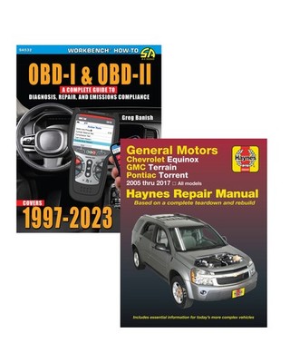 OBD-I & OBD-II Diagnostic Manual + Haynes Repair Guide for Equinox, Terrain,