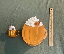 Bath & Body Works Naranja Calabaza Especias Latte Bolsa Wallflower Plug Soporte