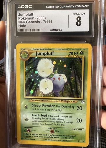 Jumpluff (Unlimited) graded CGC 8 for sale on eBay