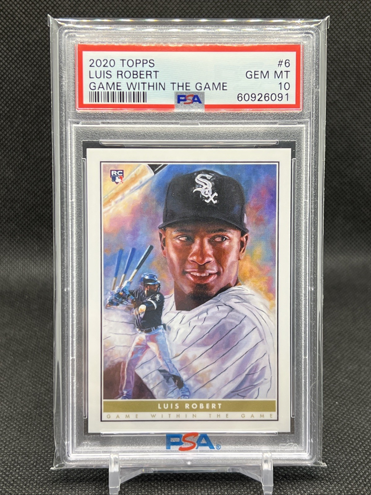2020 Topps Luis Robert Rookie Game Within The Game White Sox Mets PSA 10