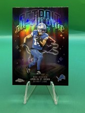 2025 Topps Chrome Football Amon-Ra St. Brown #ACT-7 All Chrome Team Refractor