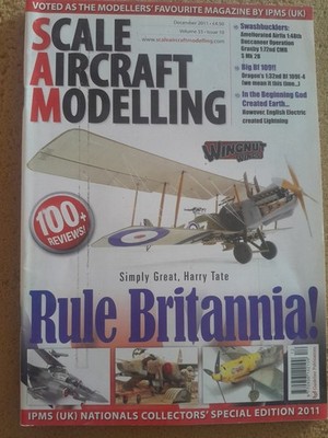 Scale Aircraft Modelling Magazine December 2011 Simply Great, Harry Tate Rule Br