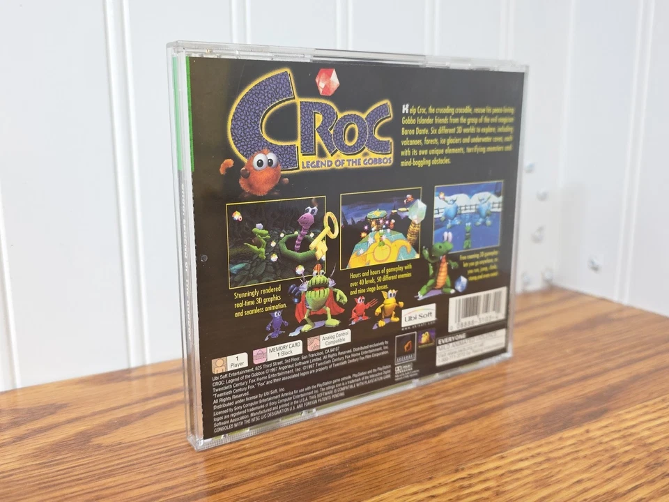 Croc Legend of the Gobbos PS1 PlayStation 1 CIB Greatest Hits W/Reg Card Tested! - Image 3 of 4