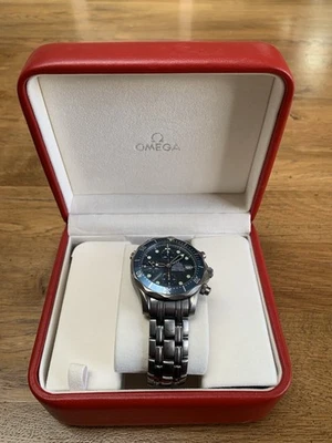 OMEGA Seamaster Titanium Chrono Wave Dial 300m Gents Watch 41mm - Image 1 of 4