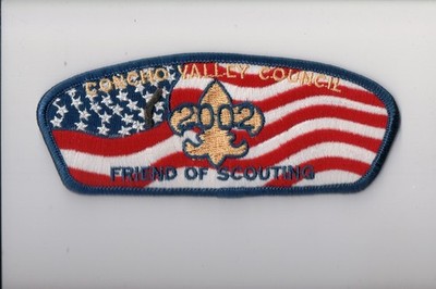 Concho Valley Council SA-17 2002 Friends Of Scouting FOS CSP