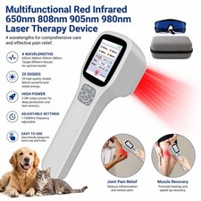 25 Diodes Handheld Laser Therapy for Back Knee Elbow Shoulder Discomfort Care