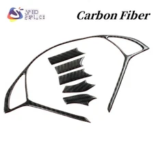 Steering Wheel Button Cover Carbon Fiber Sticker Fit for 2007-2008 Infiniti G35