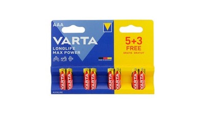 4008496744183 8 x baterie AAA / LR03 Varta Max Power 4703 (Max Tech) VARTA
