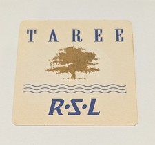 Vintage 'Taree RSL Club' Drinks Coaster