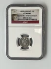 1853 Arrows Seated Liberty Dime 10C Stack’s W 57th St Collection NGC Genuine