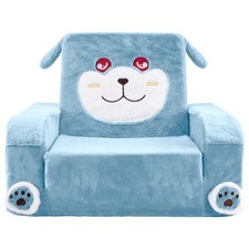 Toddler Couch Chair Comfy, Kids Couch Bed Fold Out, Portable Kids Sofa for 1-...