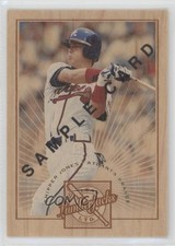 1996 Leaf Limited Lumberjacks Sample Chipper Jones #7 HOF 4gd