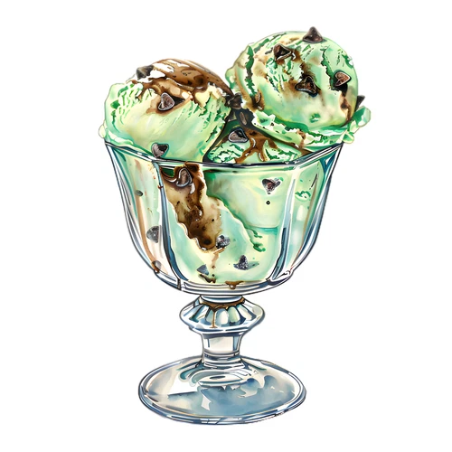 Ice Cream Self Adhesive Vinyl Sticker