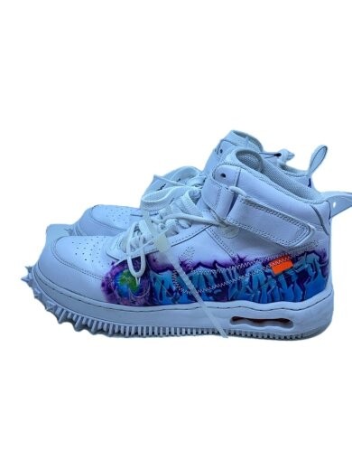 OFF WHITE X NIKE NIKE OFF WHITE X AIR FORCE 1 MID GRAFFITI_Off White x Air Force 1 Mid 2