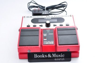 Boss VE-20 Vocal Performer Processor w/Adapter Working 0603X11-12