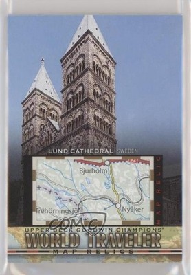 2019 Goodwin Champions World Traveler Map Relics Lund Cathedral Sweden x3c