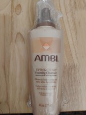 Ambi Even and Clear Foaming Cleanser Clears Skin Acne Breakouts 6 oz