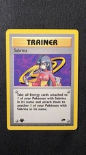 WoTC Pokemon TCG 1stEdition Trainer Sabrina 110/132 Gym Challenge Unlimited Rare on eBay