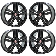 20 Jaguar F-pace Gloss Black Wheels Rims Factory Oem Set 59976 Exchange 20 Jaguar F-pace Gloss Black Wheels Rims Factory Oem Set 59976 Exchange