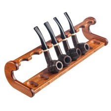 Wooden Pipes Stand Holder Tobacco Smoking Shelf Rack For 8pcs Pipes Display Rack