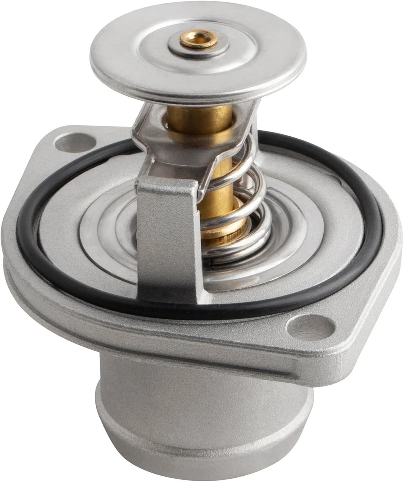 Carcasa termostato refrigerante motor para Ford F-250 F-450 F-550 Super Duty 2003-07 Foto 2 de 4