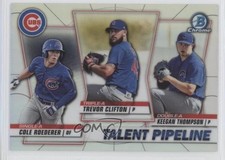 2020 Bowman Talent Pipeline Trios Chrome Cole Roederer Trevor Clifton 02ia