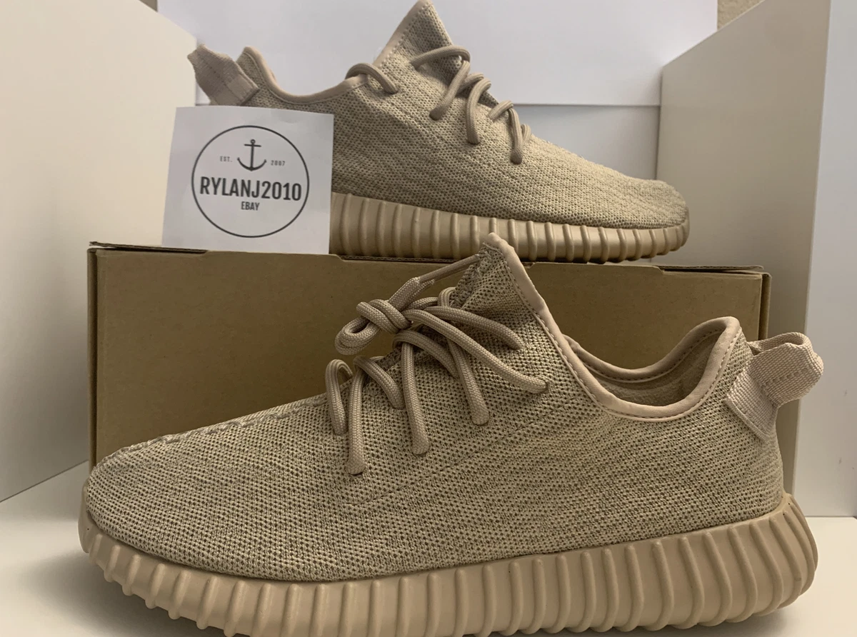 Size 9.5 - adidas Yeezy Boost 350 V1 Oxford Tan 2015 AQ2661 New