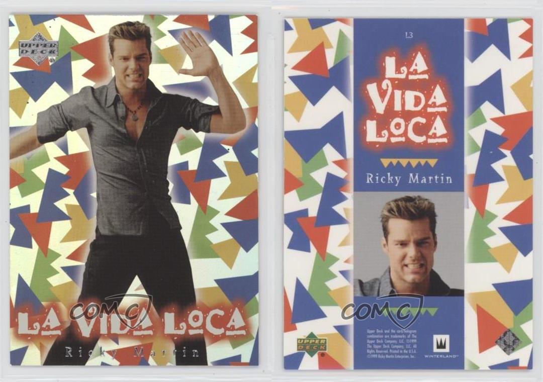 1999 Upper Deck Ricky Martin La Vida Loca Ricky Martin #L3 2rz - Picture 3 of 3