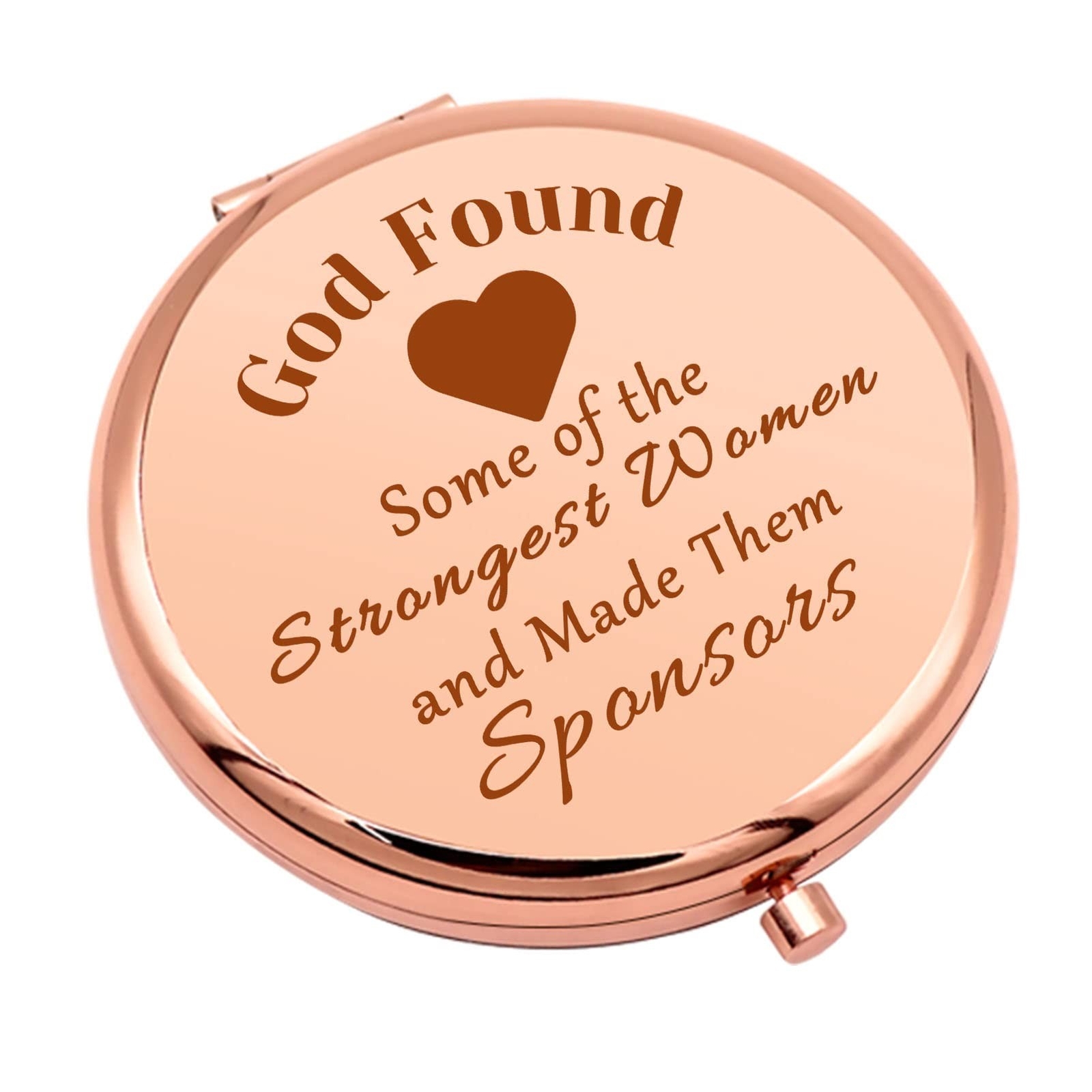 Thank You Gifts for Sponsor Compact Makeup Mirror Addiction Recovery Gifts AA...