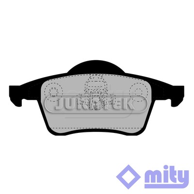 Fits Volvo V70 1998-2008 S60 2000-2010 S80 1998-2006 Brake Pads Set Rear Mity
