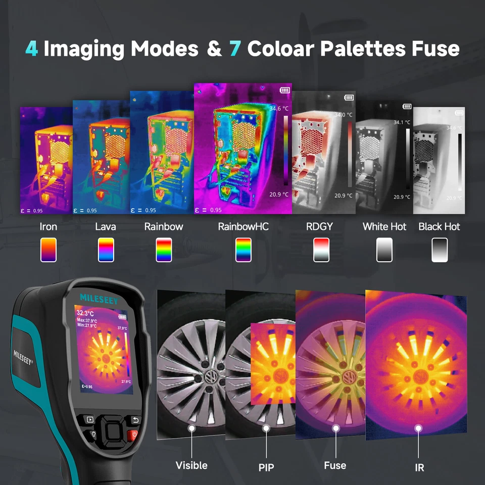 MiLESEEY Infrared Thermal Imager&Visible Light Camera IR Resolution -20°C ~550°C - image 4 of 4