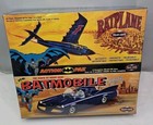 POLAR LIGHTS ACTION PAK 1/25 BATMOBILE & BATPLANE 2 COMPLETE KITS #06908 (SEALED