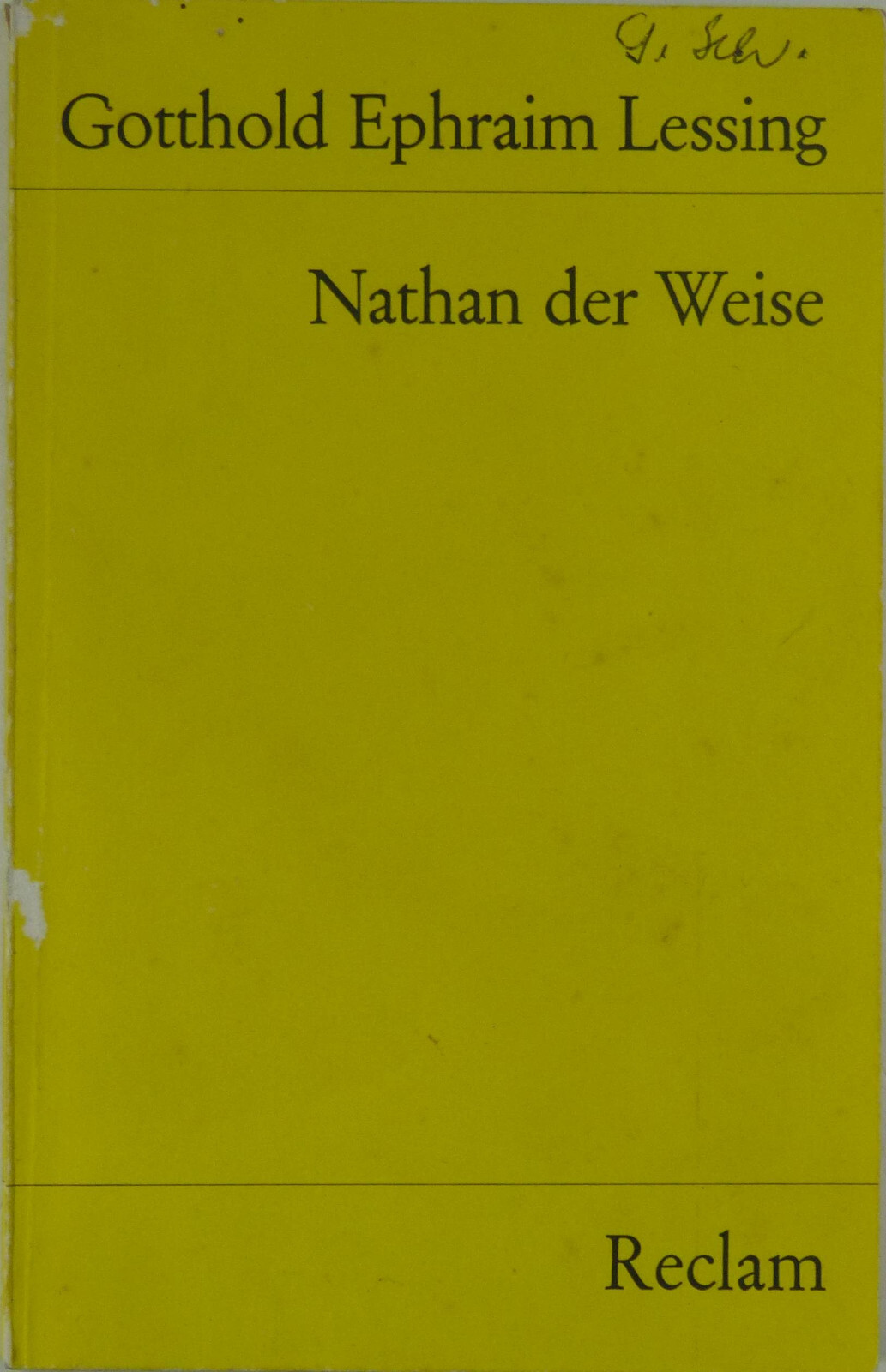 Gotthold Ephraim Lessing, Nathan der Weise