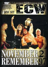 ECW November to Remember 1997 WWE WWF WCW AEW Raven Sandman Paul Heyman Sunny