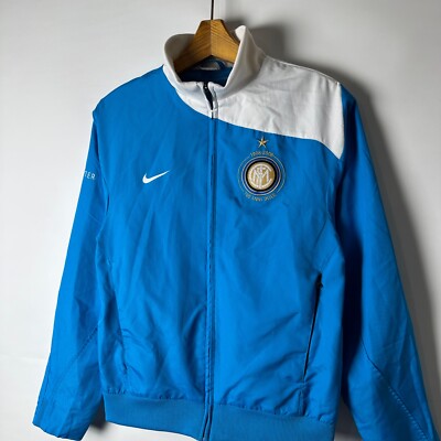 INTER MILAN 2007 2008 TRAINING FOOTBALL SOCCER TOP JACKET NIKE sz