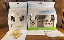 QTY 2 Martha Stewarts Crafts Double Edge Punch Nested Petals Lace Scrapbook Art