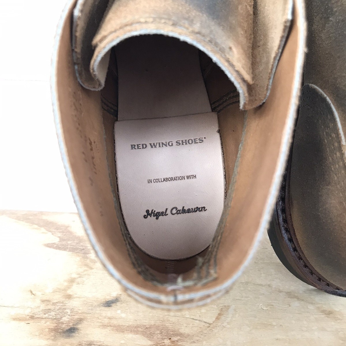 Red Wing Shoes x Nigel Cabourn Chukka Mens 9 D 4632 Hawthorne 
